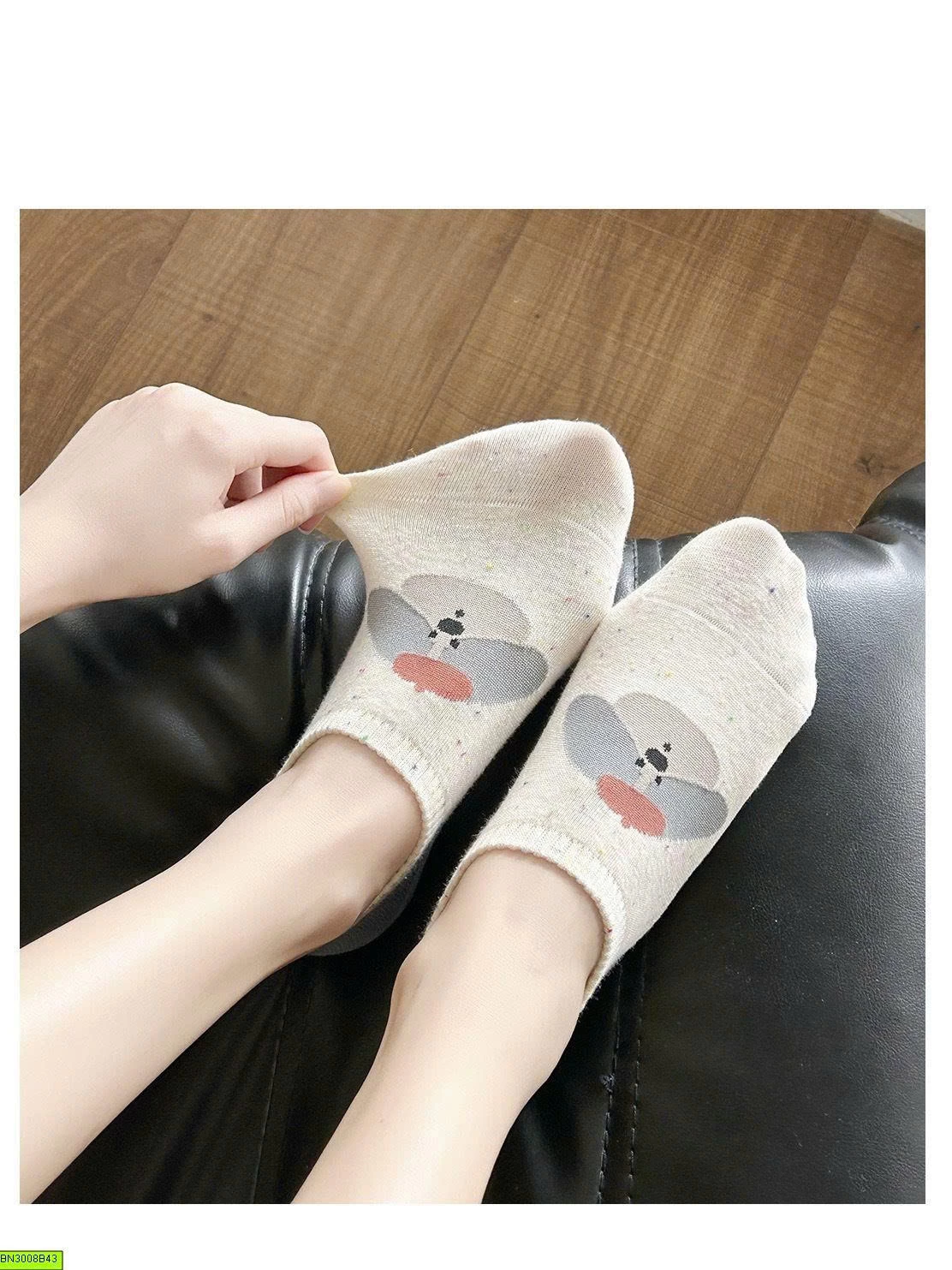 SET 8 ĐÔI TẤT CỔ NGẮN HỌA TIẾT SIÊU XINH