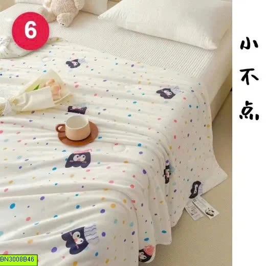 CHĂN HÈ COTTON IN HỌA TIẾT