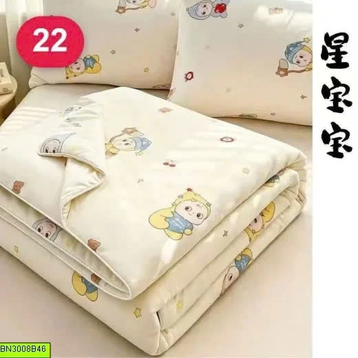 CHĂN HÈ COTTON IN HỌA TIẾT