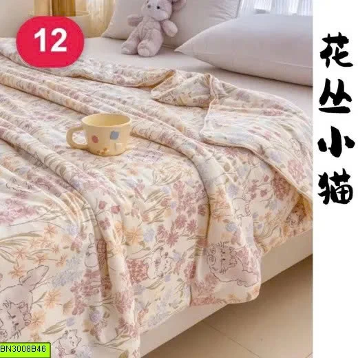 CHĂN HÈ COTTON IN HỌA TIẾT