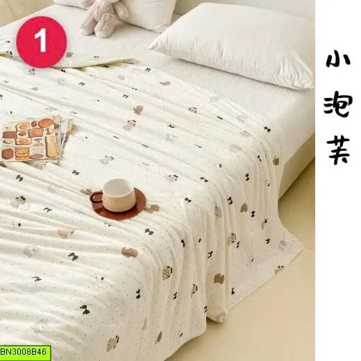 CHĂN HÈ COTTON IN HỌA TIẾT
