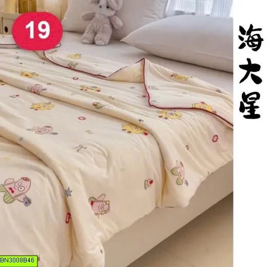 CHĂN HÈ COTTON IN HỌA TIẾT