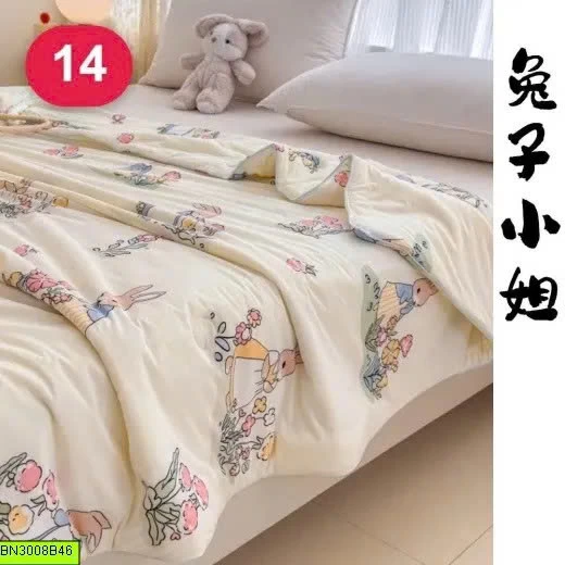 CHĂN HÈ COTTON IN HỌA TIẾT