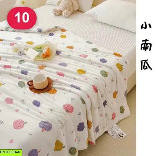 CHĂN HÈ COTTON IN HỌA TIẾT