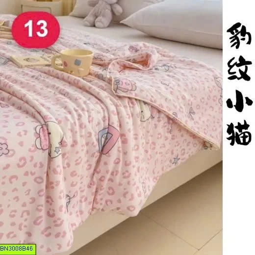 CHĂN HÈ COTTON IN HỌA TIẾT