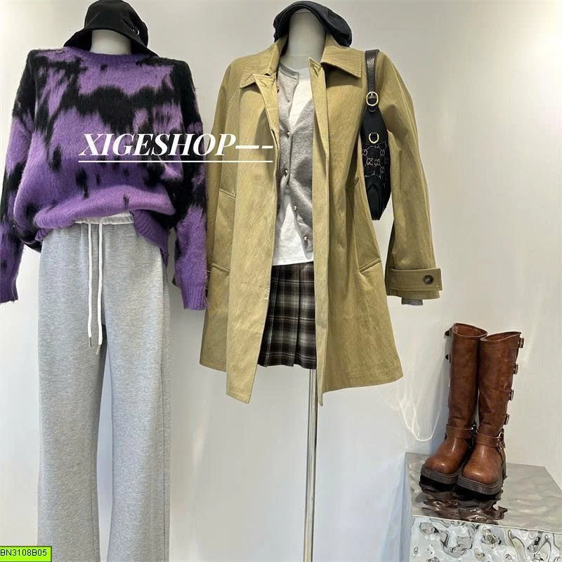 QUẦN SUÔNG COTTON PHỐI MÀU CẠP