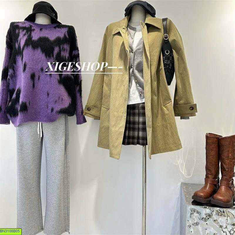 QUẦN SUÔNG COTTON PHỐI MÀU CẠP