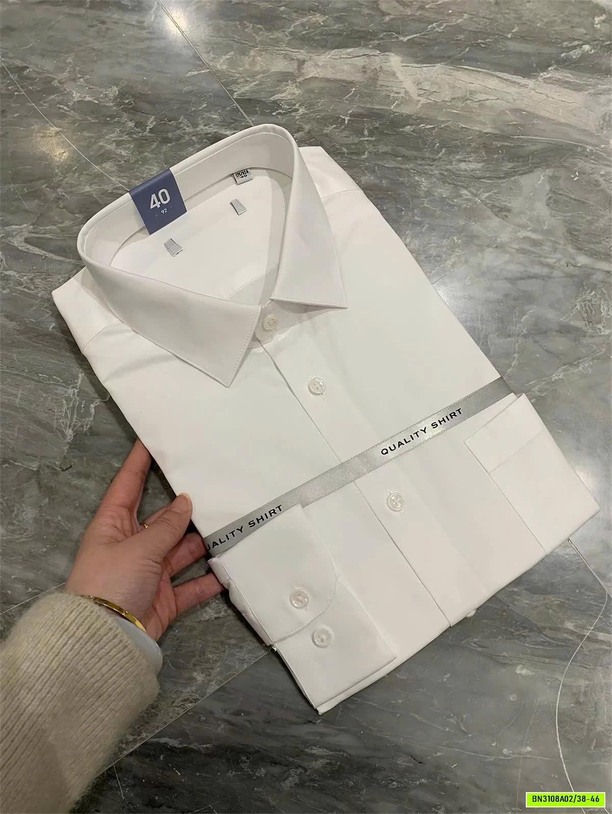SƠ MI DÀI TAY TÚI NGỰC INBLUE