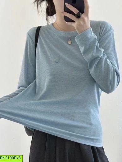 ÁO THUN CỔ TRÒN ĐÍNH TIM EGG.SMILE