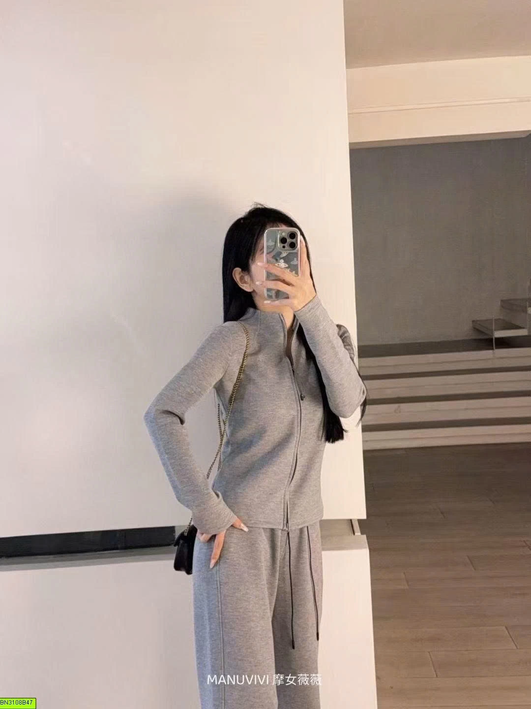 SET NỈ ÁO KHOÁC KHÓA KÉO MANUVIVI