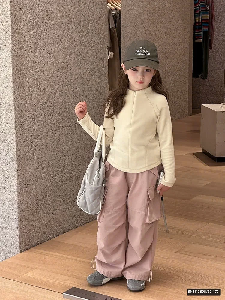 ÁO NỈ BÔNG CỔ  KÉO KHÓA AMBB 25G047