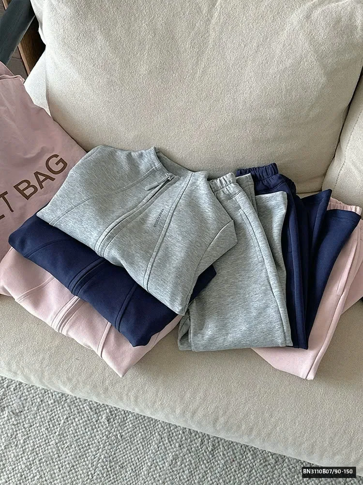 BỘ NỈ TRƠN QUẦN LOE BÉ GÁI