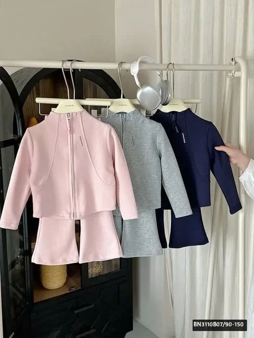 BỘ NỈ TRƠN QUẦN LOE BÉ GÁI