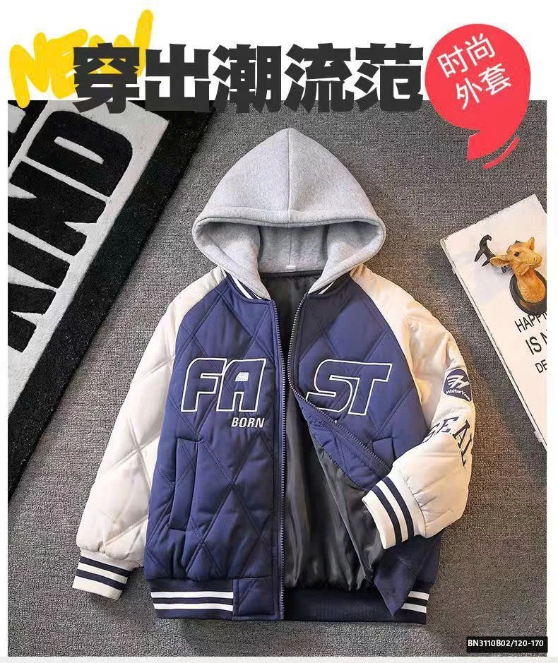 ÁO KHOÁC BOMBER SIZE ĐẠI BÉ TRAI