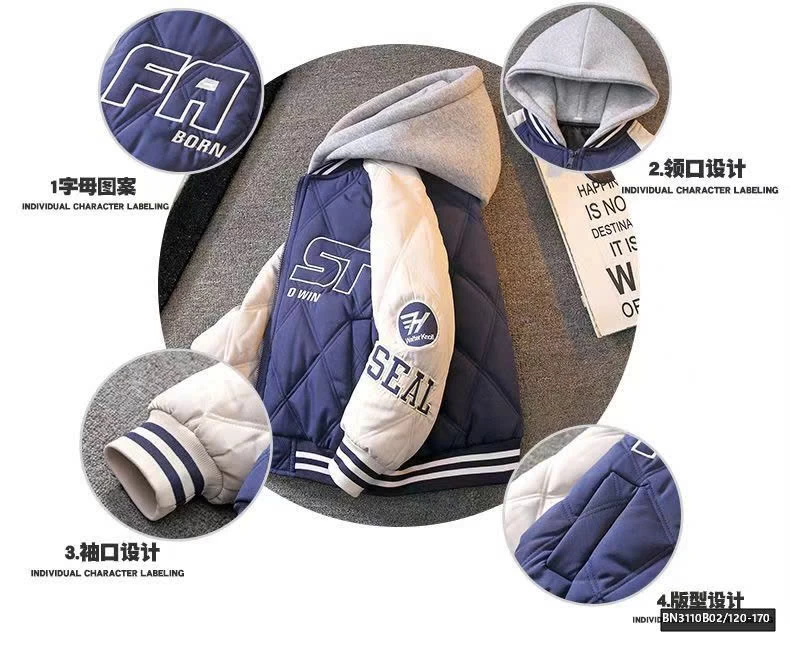 ÁO KHOÁC BOMBER SIZE ĐẠI BÉ TRAI