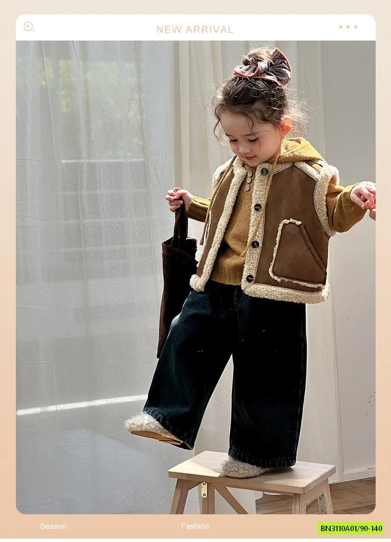 KHOÁC GILE LÔNG CỪU VINTAGE