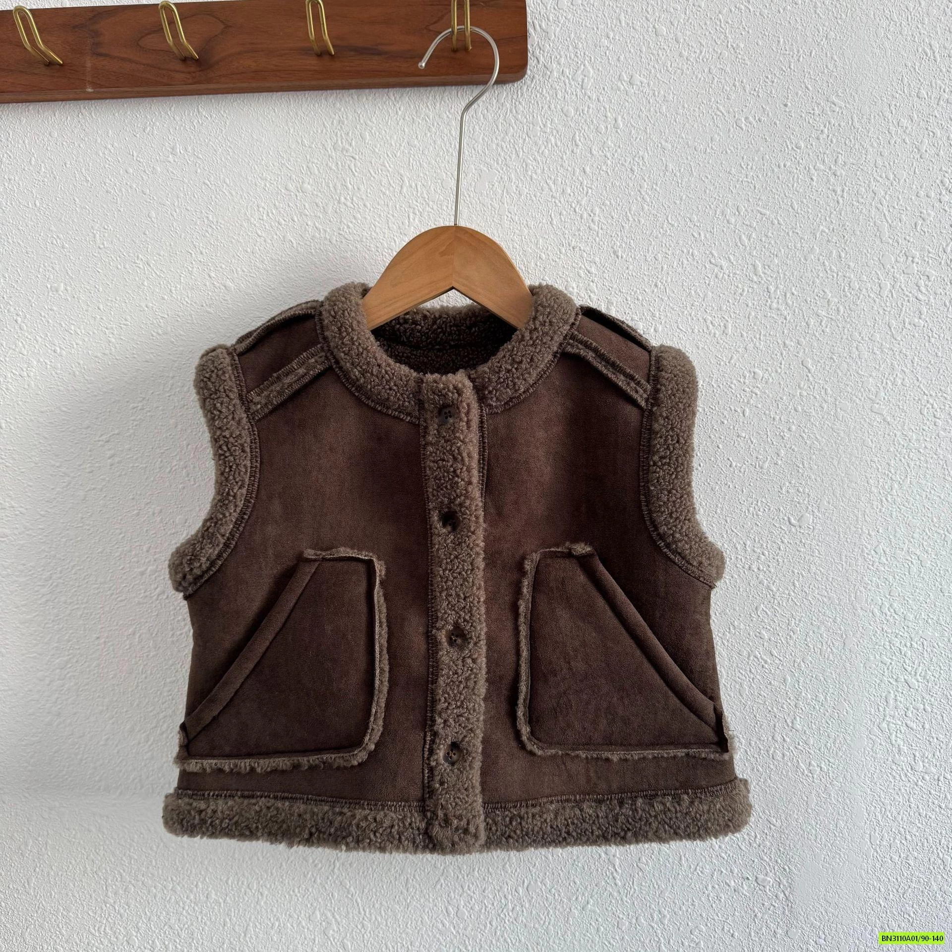 KHOÁC GILE LÔNG CỪU VINTAGE