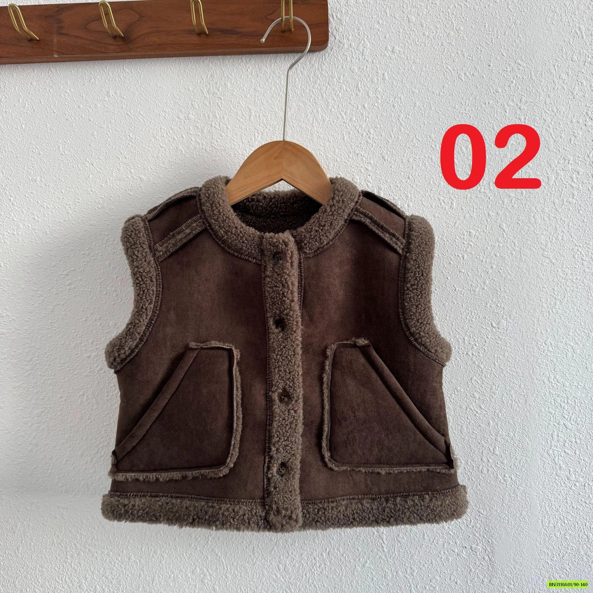 KHOÁC GILE LÔNG CỪU VINTAGE