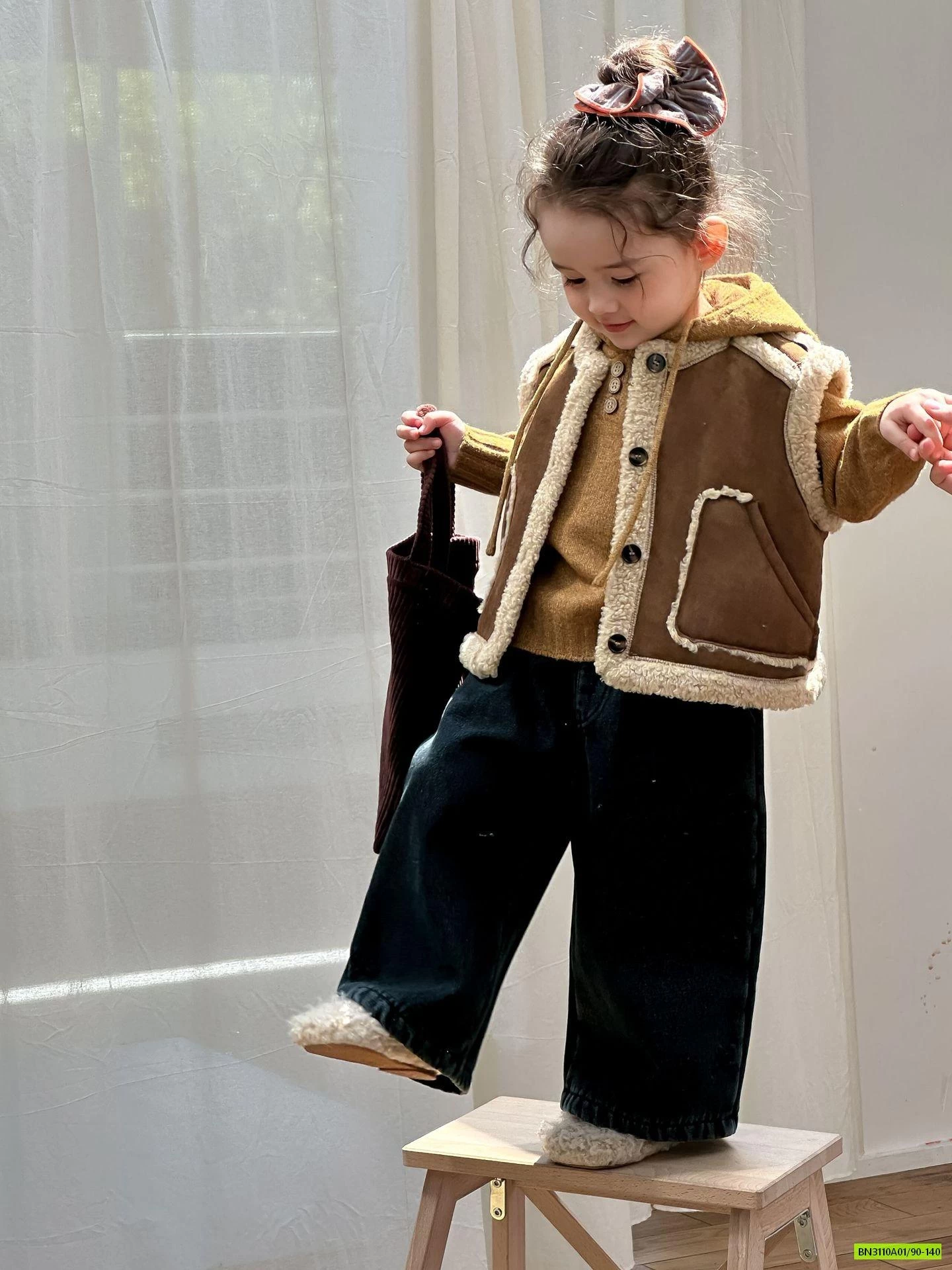 KHOÁC GILE LÔNG CỪU VINTAGE