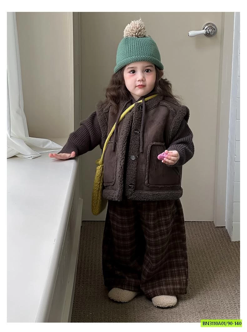 KHOÁC GILE LÔNG CỪU VINTAGE