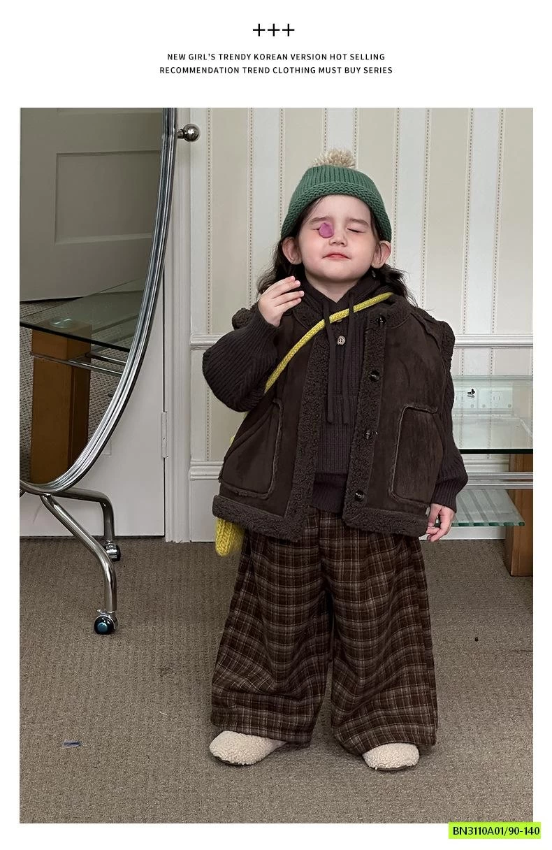 KHOÁC GILE LÔNG CỪU VINTAGE