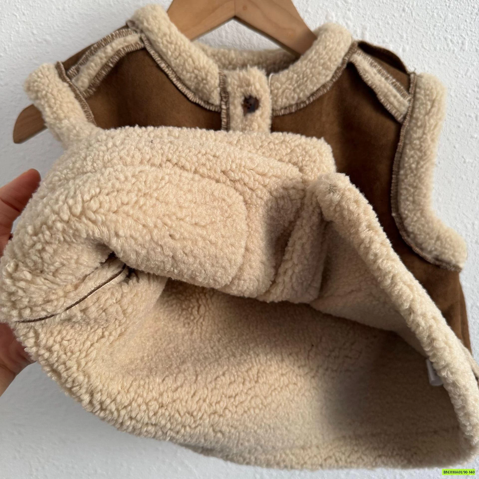 KHOÁC GILE LÔNG CỪU VINTAGE