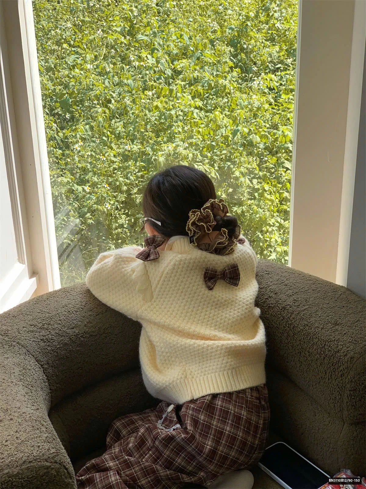 SET ÁO LEN NƠ MIX QUẦN KẺ BG