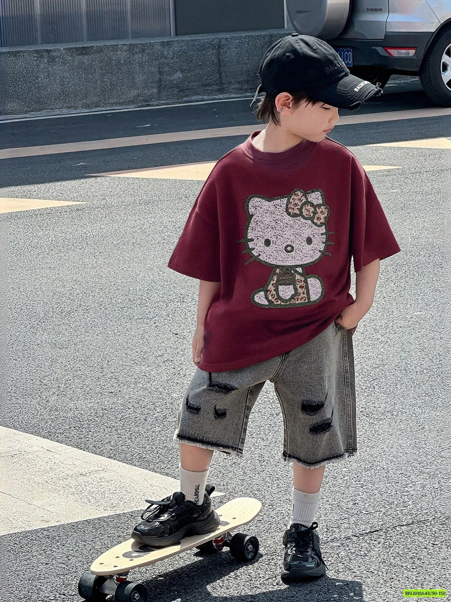 ÁO THUN ĐỎ KITTY