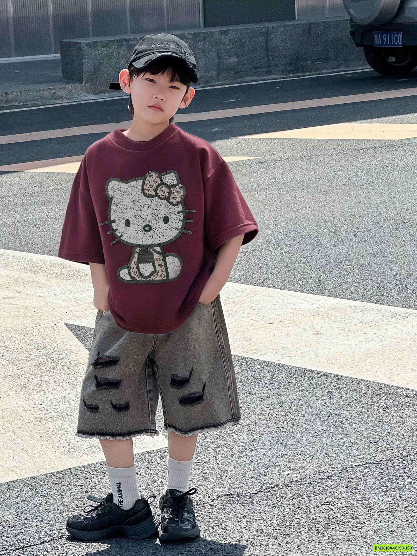 ÁO THUN ĐỎ KITTY