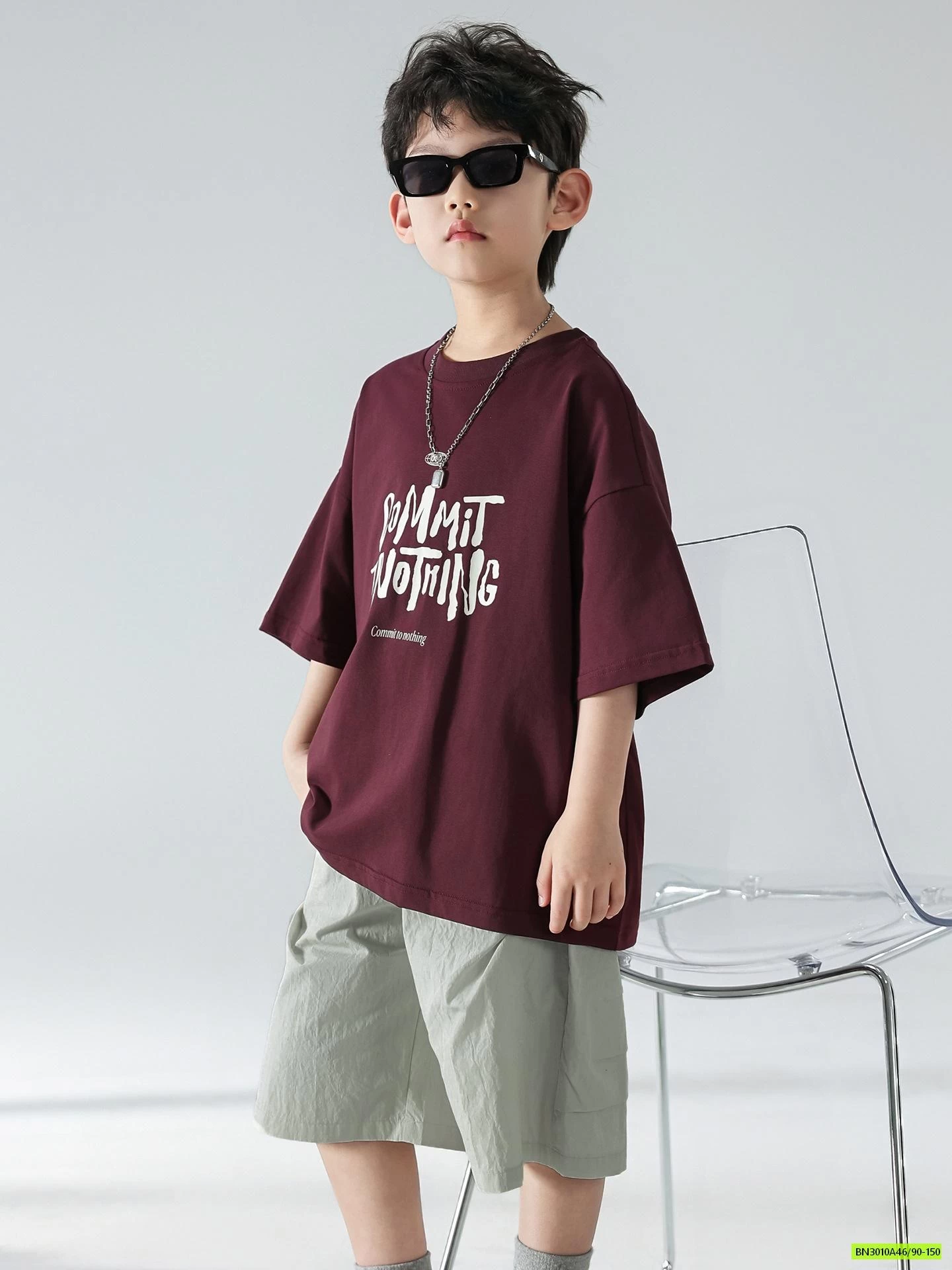 ÁO THUN ĐỎ TÍM MIX SHORT GIÓ