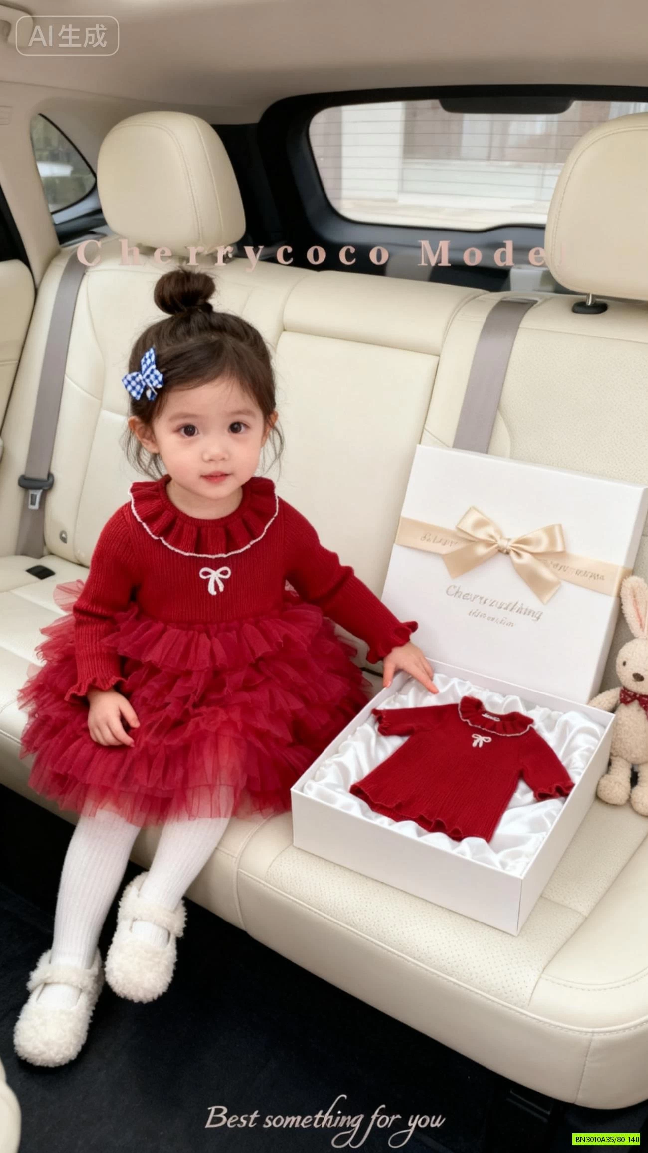 ĐẦM LEN TUTU ĐỎ CHERRYCOCO