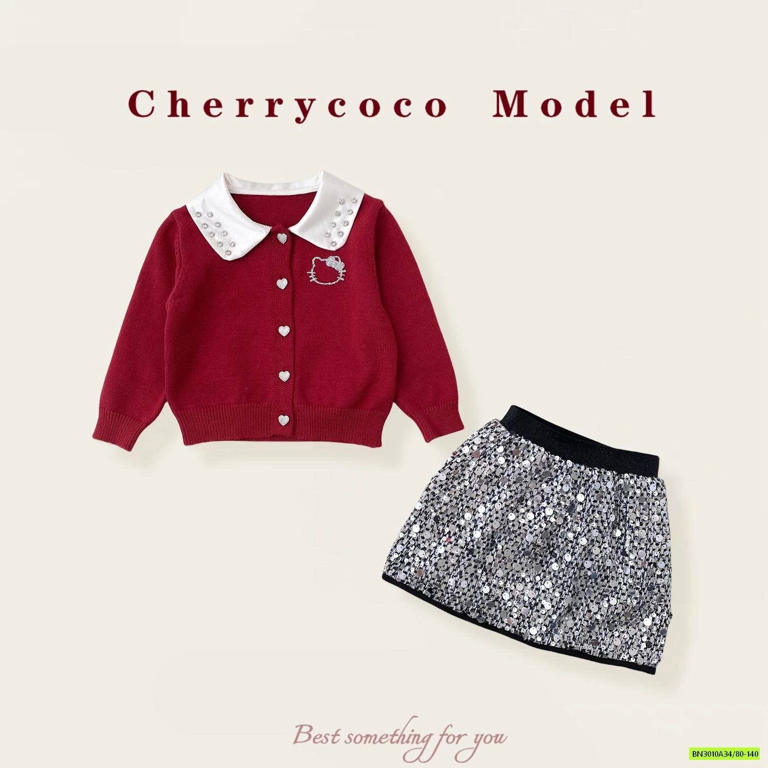 CARDIGAN+CV BLING CHERRYCOCO