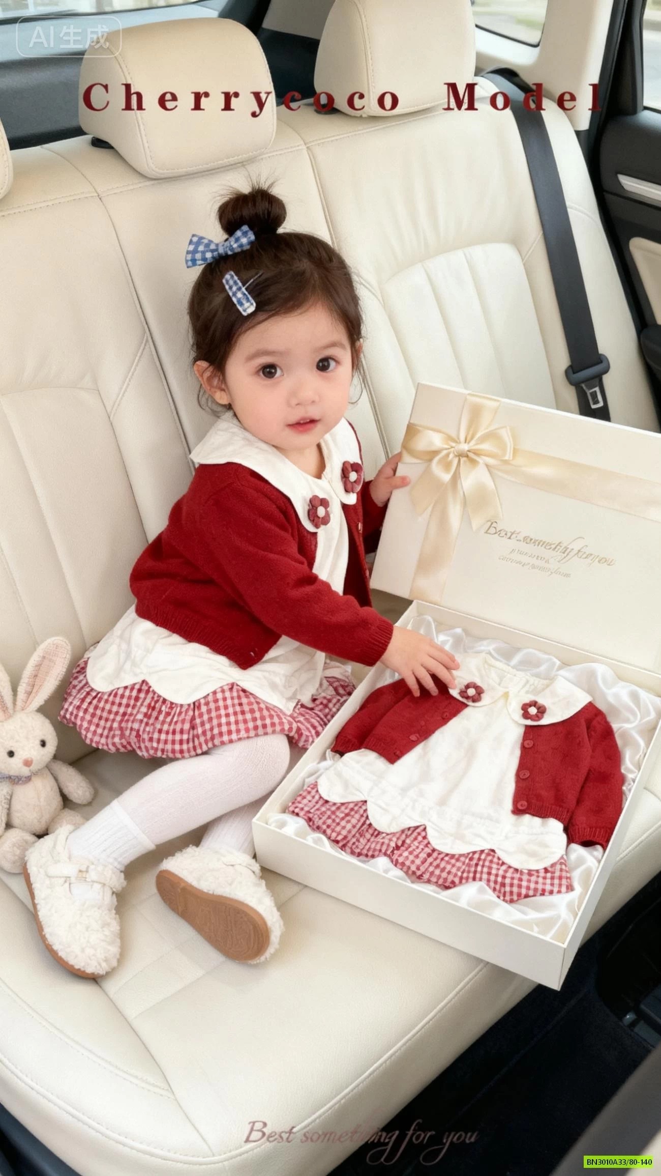 SÉT VÁY+CARDIGAN ĐỎ CHERRYCOCO