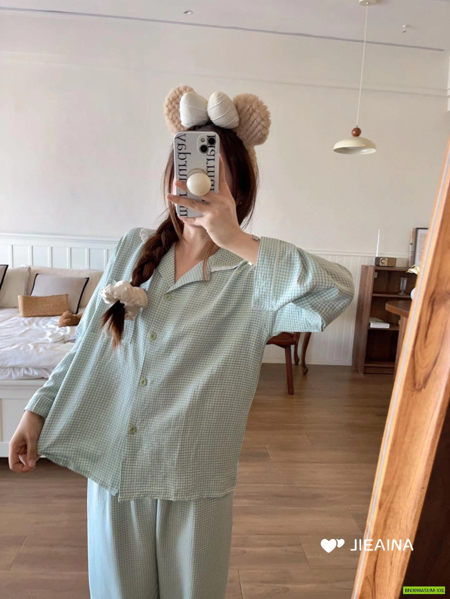 PIZAMA ĐŨI CARO JIEAINA