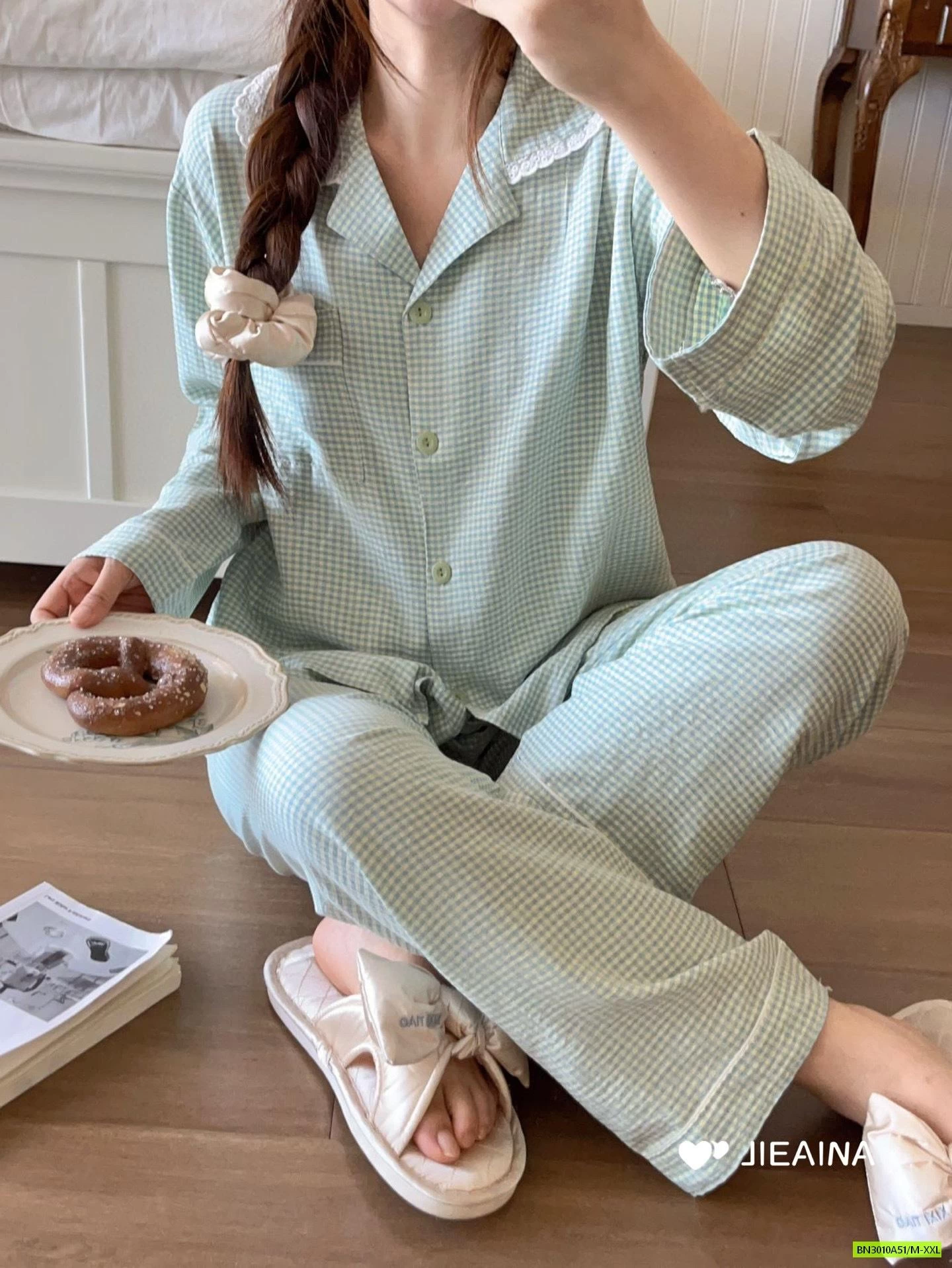 PIZAMA ĐŨI CARO JIEAINA