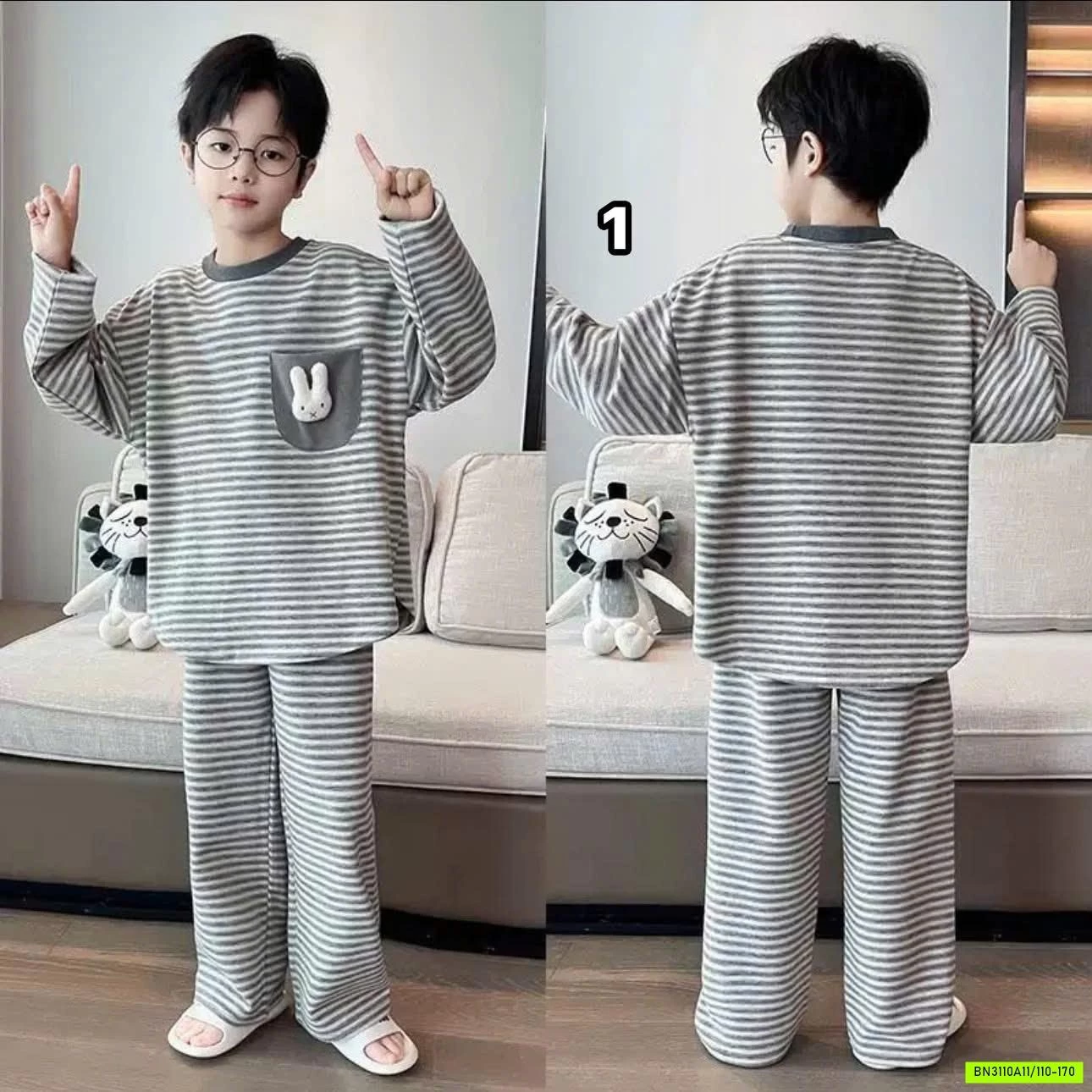 BỘ MẶC NHÀ BÉ TRAI SZ ĐẠI