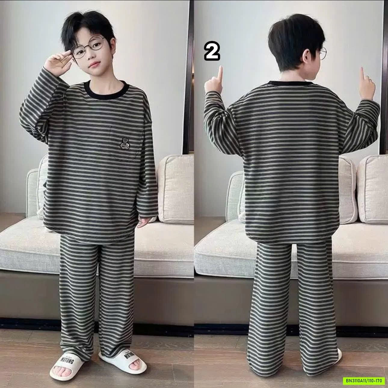 BỘ MẶC NHÀ BÉ TRAI SZ ĐẠI