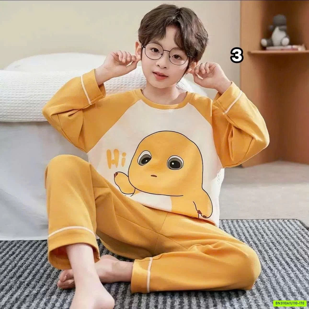 BỘ MẶC NHÀ BÉ TRAI SZ ĐẠI