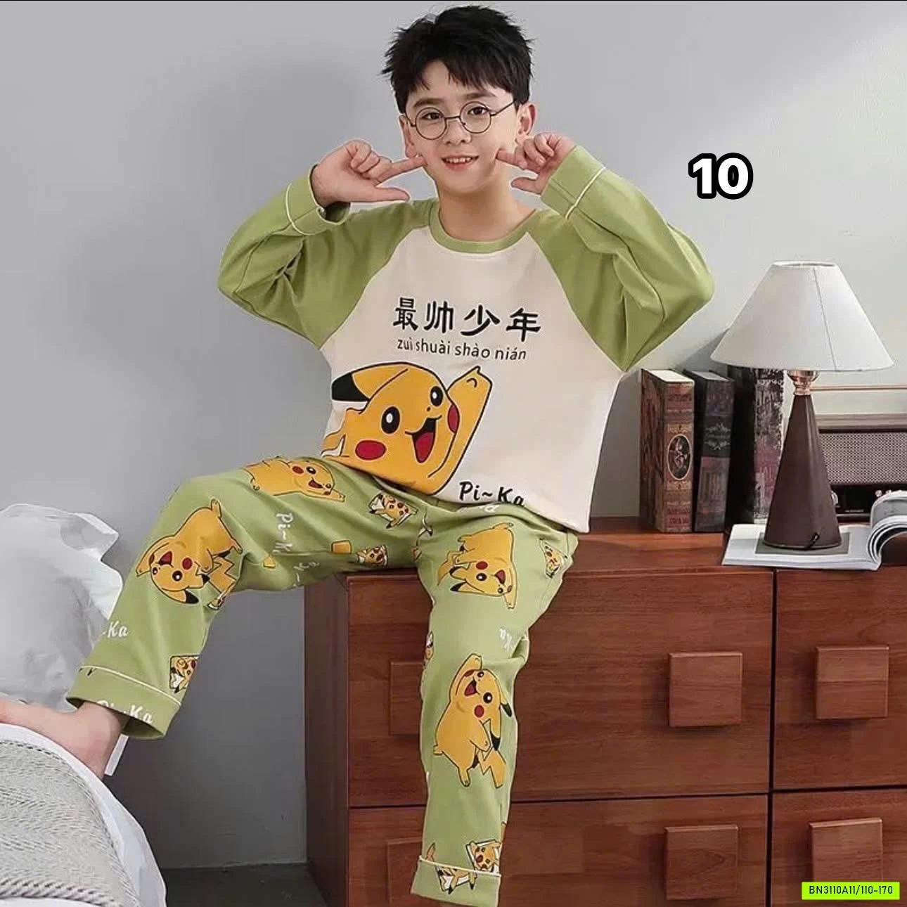 BỘ MẶC NHÀ BÉ TRAI SZ ĐẠI