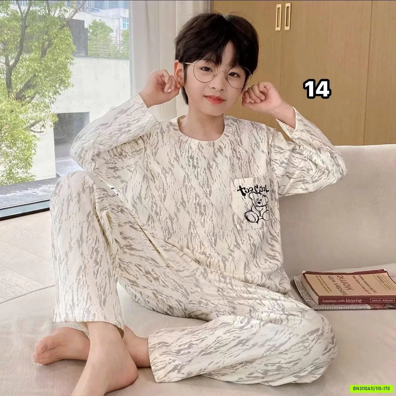 BỘ MẶC NHÀ BÉ TRAI SZ ĐẠI