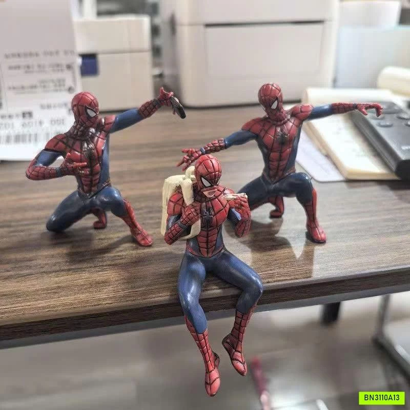 SET 4 MÔ HÌNH SPIDERMAN DECOR TRANG TRÍ
