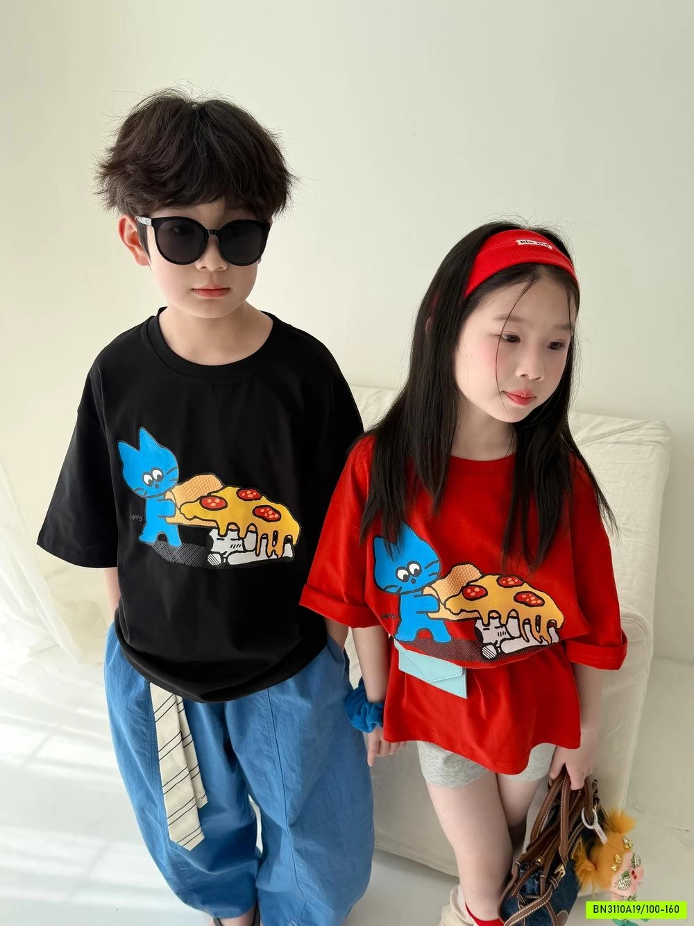 ÁO THUN MÈO PHÔ-MAI KUMAIKIDS