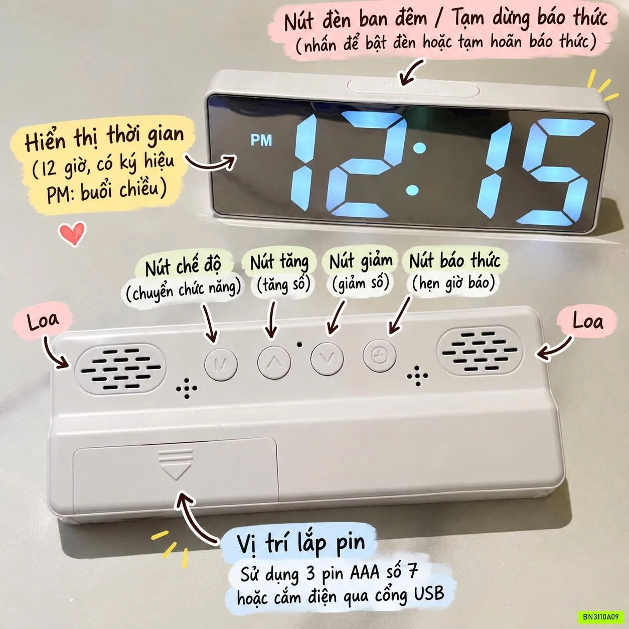 ĐỒNG HỒ BÁO THỨC KỸ THUẬT SỐ