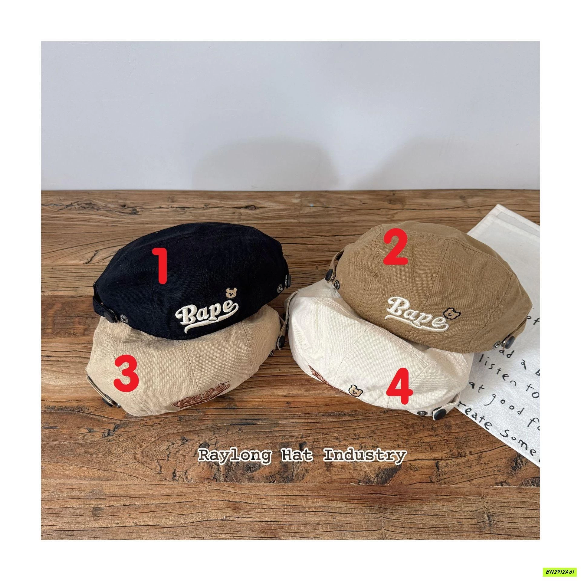 MŨ NỒI THÊU CHỮ BÉ TRAI