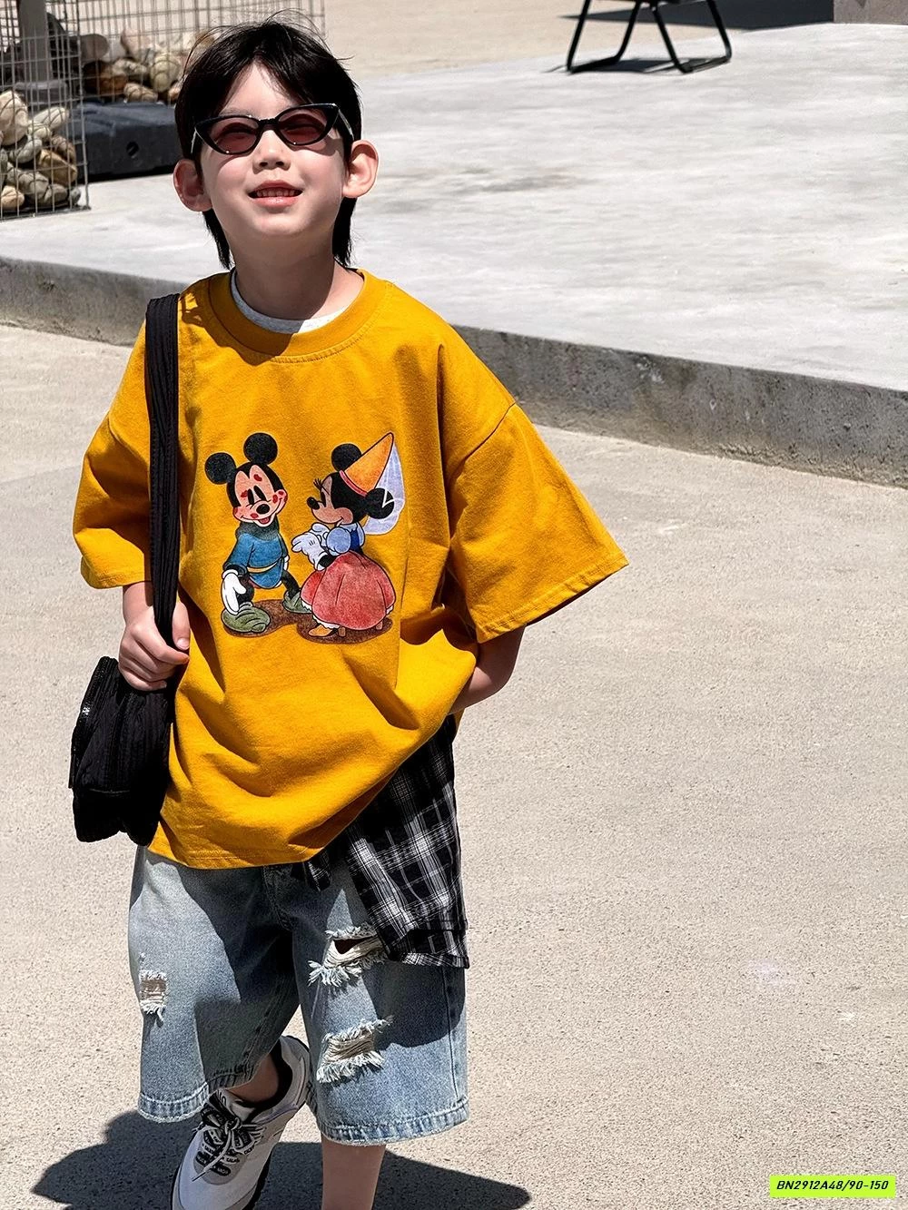 ÁO THUN MICKEY VÀNG