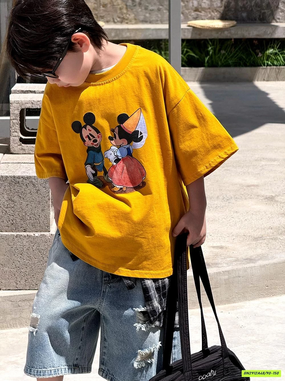 ÁO THUN MICKEY VÀNG