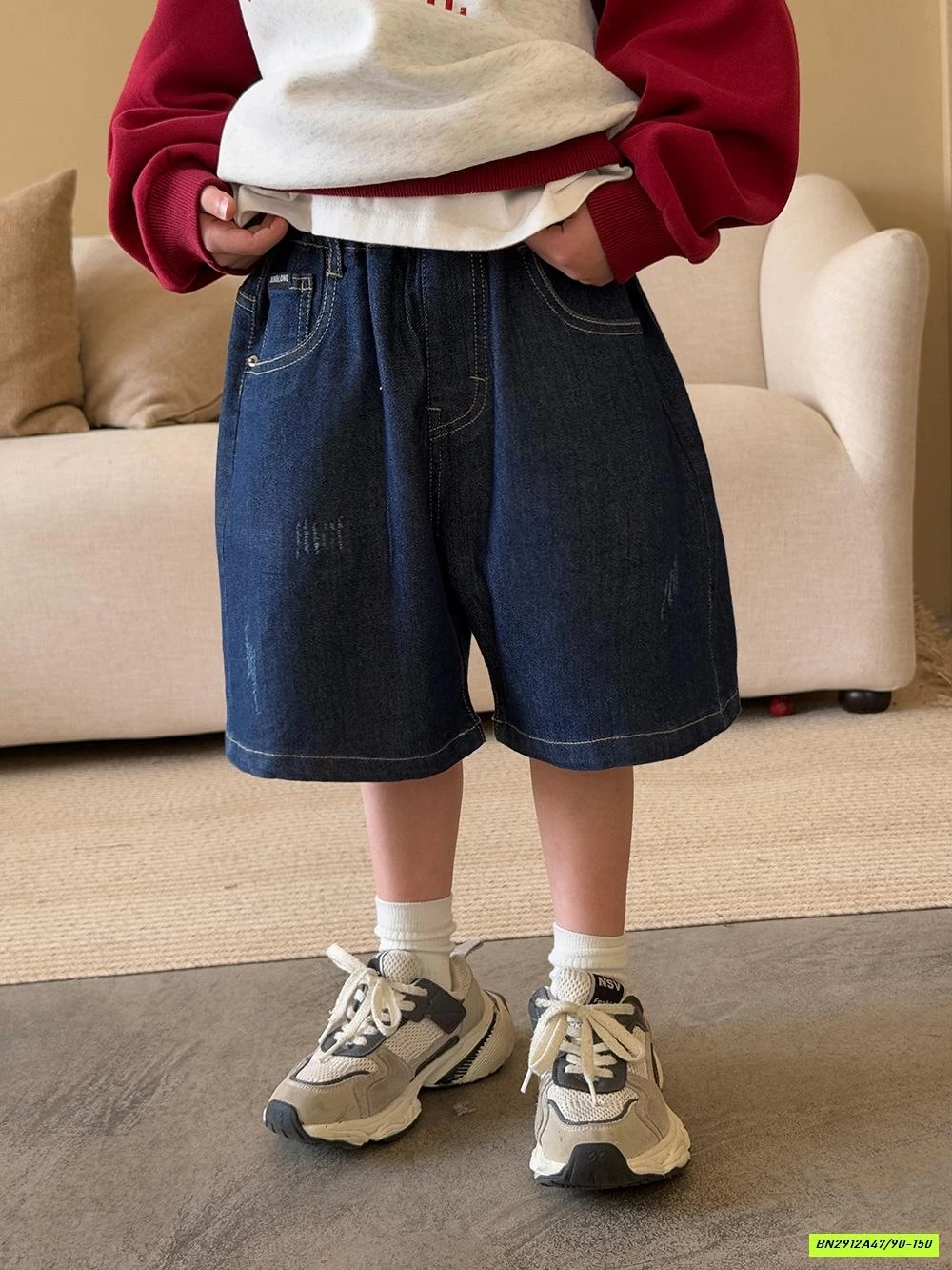 SHORT JEANS BẠC GỐI BASIC