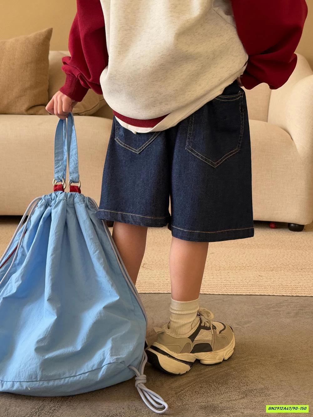 SHORT JEANS BẠC GỐI BASIC