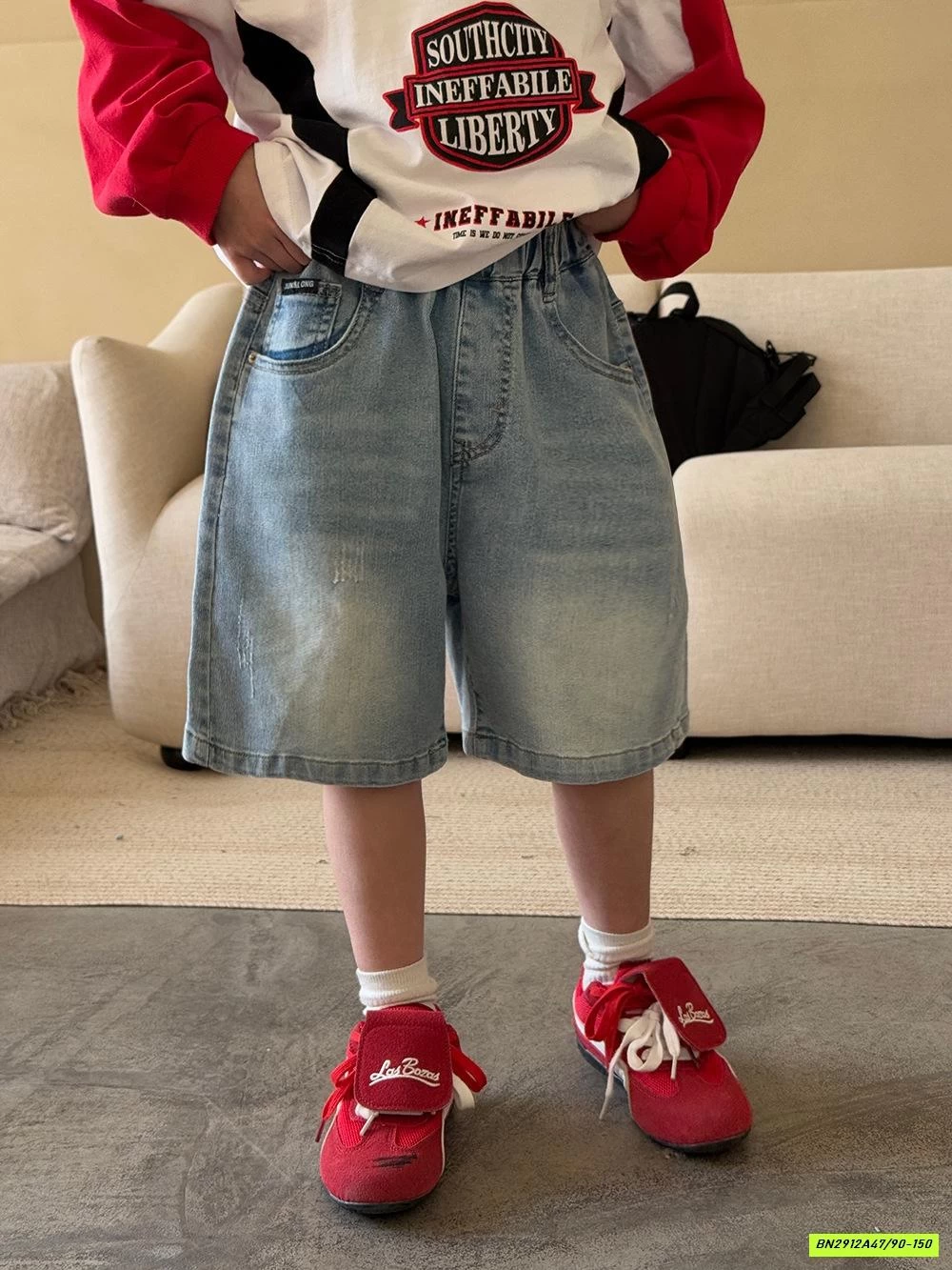 SHORT JEANS BẠC GỐI BASIC