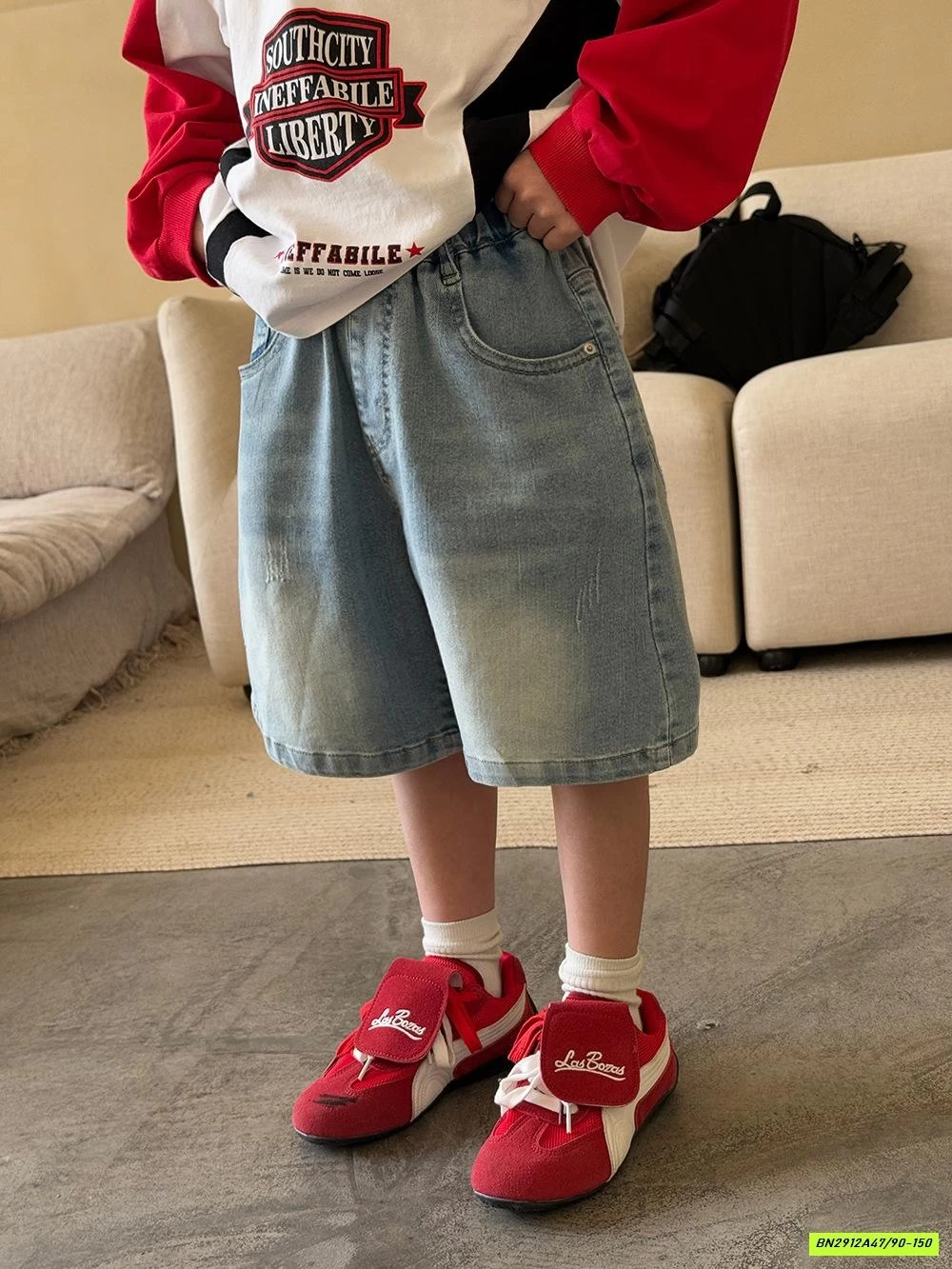 SHORT JEANS BẠC GỐI BASIC